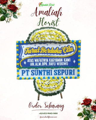 Papan Bunga Duka di Gading